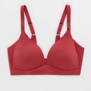 Aerie - Sunnie Lightly Lined Push-Up Wireless Red Bra (NWOT)